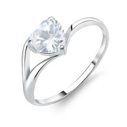 Silver Ring Shining Heart CSR-57